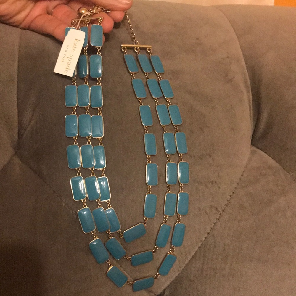 Kate Spade- Park Guell Bib Necklace. - Picture 3 of 3